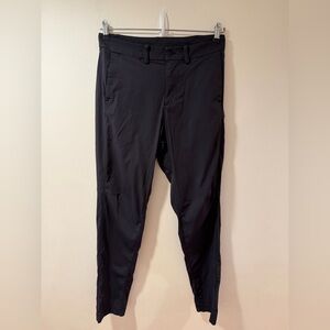 Lululemon Men’s Commission ABC Pants Black 30 Stretch Athletic Slim Fit